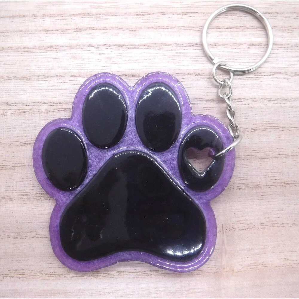 Keychain Paw Print - Picture 1 of 1